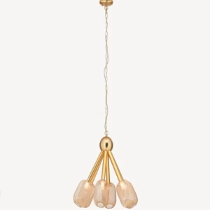 Toro Pendant Light 60x60x145 cm Gold Color | Abyat Company