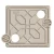 Manhole Covers Al Arabia Made of  Composite Overall Size 603 × 603 mm 12.5 Tons Load  Color Beige