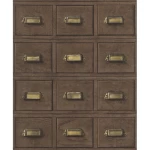 German Wall Covering, size 10m x 0.53m, Brown Color, Model 524024