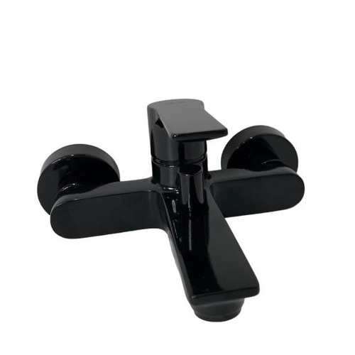 Italian Shiny Black Automatic Shower Mixer Brass | Al Muhaidib Sanitary and Ceramic