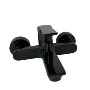 Italian Shiny Black Automatic Shower Mixer Brass | Al Muhaidib Sanitary and Ceramic