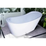 Unix Classic Modern Luxury Bathtub, White, Size 170x74 cm
