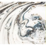 Marble alternative for laundromats , size 290 x 120 cm, rectangular shape, beige wavy resin