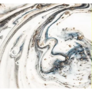 Marble Alternative for Laundromats 290x120 cm Rectangular Beige Wavy Resin | Luxury line