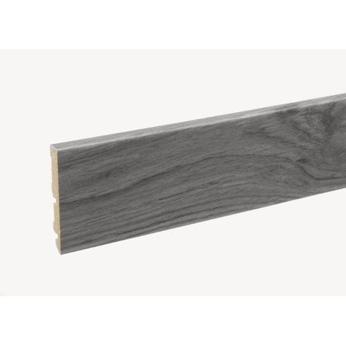 Decorative Wood Fiber Skirting 2m Width 8cm Height Grey, Model 304452 | Abyat Company