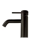 Washbasin Faucet Height 16.5 cm, Depth 12 cm, Black Titanium Color