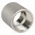 Ordinary Coupler 316 Steel , 1/2 x 1/2 inch, Grainger Approved
