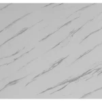 Marble alternative for Decoration Size 290 × 122 cm, White with grey veins color, Rectangle Shape