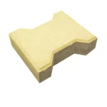 Behaton Interlocking Pavement Tiles, Thickness 6 cm, Size 198×163 mm, Yellow Color | Opal Factory