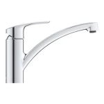 Basin Mixer, Grohe, Eurosmart Collection, Chrome Color, 1/2 inch Size