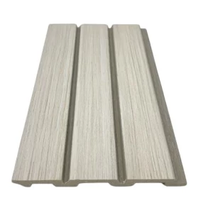 Wall Wood Alternative PS, Size 290×12 cm, Light Grey Color, Model 04 | 