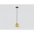 Solar Pendant Light 300 mm Length, 190 mm Width, Black and Gold | ALBARACCIN - Image 2