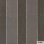 Italian Wallpaper Dark Brown Color Striped Design, Size 10mx0.73m, Model 275012