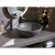 Counter Porcelain Wash Basin Width 14.5 cm Length 44 cm, Gray Color, Vico Model