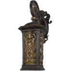 كشاف إضاءة خارجي للحدائق، أبعاد 66×23 سم، لون بنى 