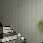 ورق حائط تصميم مقلم طول 10 م، عرض 50 سم، لون بني فاتح