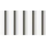 بديل الخشب الكوري للجدارن داخلي مقاس  100×45×2800 مم براند ميجا L009-W | شركة المختص للديكور