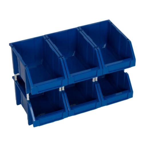 Plastic Storage Bin 24x15x13 cm, 10kg Capacity Blue | AL-FURIDI FACTORY FOR PLASTIC INDUSTRIES