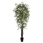 عشبة صناعية للزينة، لون أخضر، طول 180 سم 