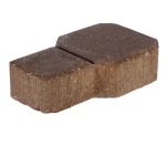 بلاط رصيف انترلوك يوني ديكور  براند الارمك  سمك  8 سم اللون بني