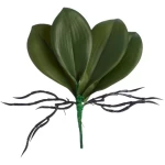 Lagurus artificial grass, green color, size 27 x 18 x 8 cm