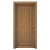 أبواب بريميوم من الخشب الطبيعي، لون بني فاتح، مقاس 235 × 115 سم، سمك 6 سم، موديل EX07
