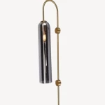 Wall Lamp, Subtle Glow, Dimensions 69x20x28 cm, Grey