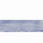 بلاط سيراميك أزرق للجدران سطح غير لامع، استخدام داخلي وخارجي، أبعاد 7.5×30 سم، سمك 10 ملم