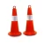 Plastic Traffic Cone, Height 75 cm in, Orange Color