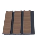 Wall Wood Alternative Polystyrene, brown with black Color, Size 16×290 cm, Model Number JU-002