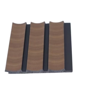 Wall Wood Alternative Polystyrene 16×290 cm, Brown with Black | JU-002