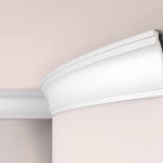 Flexible Belgian Foam Ceiling Panels, White Color, Size 200×5×7 cm