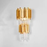 Gold Wall Light, 58 cm Length, 28 cm Width, 19 cm Depth
