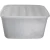 HDPE Good Life Transparent Wheeled Container, 100 L Capacity, size 67×65×37 cm, Product Code SW-2443-FZXCC