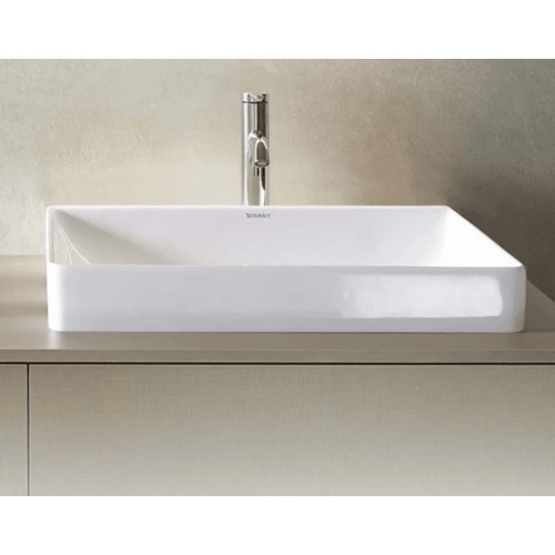 Rectangular Ceramic Counter Top WashBasin 34.5×60 cm, Brilliant White | Hatch Company