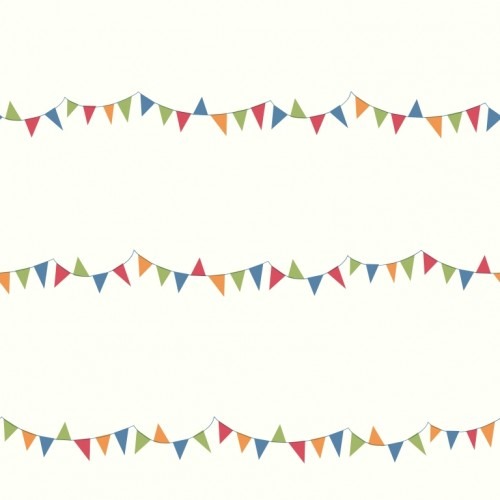 American Wallpaper Youth & Children 10m x 0.53m Off White, Model GK8949 | Balbaid Decor Company