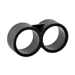 LDPE Plastic Eye End Blug, Size 13 mm, Black Color | Alwasail