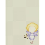 British wallpaper for youth and children, size 10 m x 0.53 m, light beige color, model 50570 