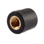  PPR plastic Female Adapter Al Munif Size 25x3/4 mm  pressure 25 Par color black  