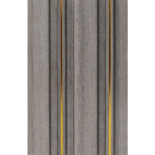Wood Substitute PVC Sticks 13 x 290 cm, Gray Color | Luxury line