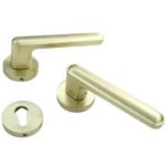 Separated Doors Handles Gold Color