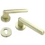 Separated Doors Handles Gold Color