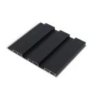 Wood alternative PVC for decoration size 290 x 20 cm black color model So0082