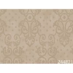 Italian wall covering, beige color, length 10 m, width 0.73 m, model 44821