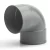 UPVC Plastic Elbow 90° Size  1 inch  Gray  Color  | Almona Company