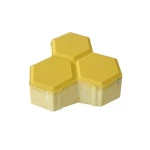 بلاط رصيف انترلوك دلتا سمك 6 سم مقاس 8.7×17.7 سم لون اصفر فاتح | شركة ارتك