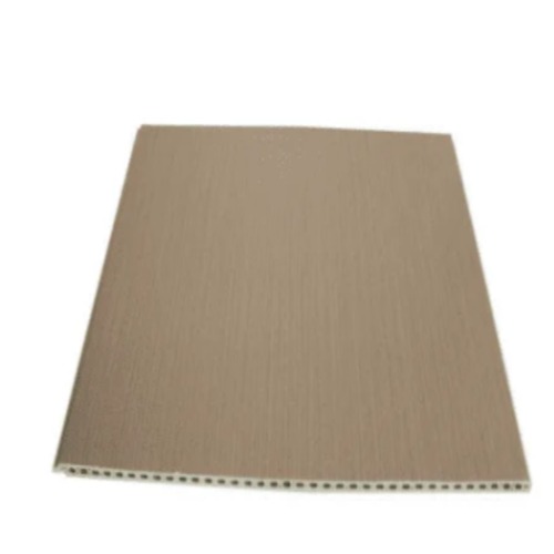 Flat Wood Substitute Panels 9 mm Thickness, 40 cm Width, 2.90 m Height, Dark Beige | B408