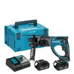 Cordless   Combination Hammer Drill 18 Volt Capacity/Concrete 20 mm Makita DHR202RTJ    