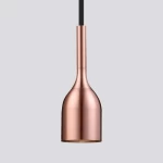 Pendant Light with One lamp, copper Color, Size 47 × 152 mm, Cord Length 1500 mm