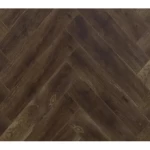 SPC pyramid parquet flooring, Burnt brown color, thickness 12 mm 